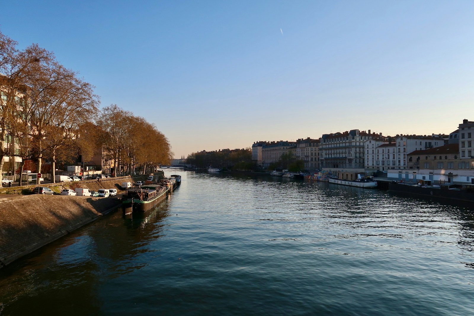 a body of water with buildings along it