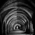 architectural photography of hallway