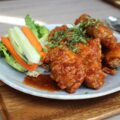 cooked food on white ceramic plate