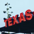 red Texas store signage