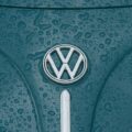 teal Volkswagen vehicle