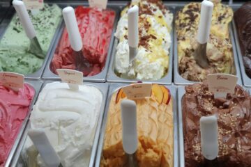 variety of ice creams